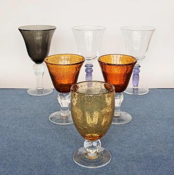 Kelkglas (6) Artglass beschikbaar voor biedingen