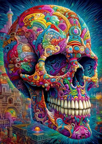 Enjoy - Quirky Skull - 1000 stukjes beschikbaar voor biedingen