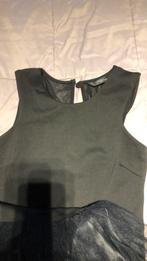 Jane Norman lang jurk, Ophalen of Verzenden, Zo goed als nieuw, Zwart, Korte mouw