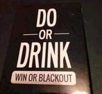 Do or drink spel, Ophalen, Nieuw