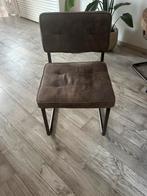 Eetkamer stoelen 4 stuks, Huis en Inrichting, Stoelen, Ophalen of Verzenden, Zo goed als nieuw, Bruin, Vier