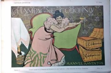 art nouveau Origineel Champagne Reclame litho poster affiche beschikbaar voor biedingen