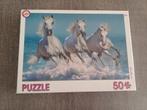 Paarden puzzel 3+ (50 stukjes), Ophalen of Verzenden, 10 tot 50 stukjes, Zo goed als nieuw