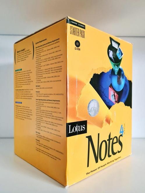 Lotus Notes 4 Starter Pack - PC/Mac/OS/2 Box cd-rom, Computers en Software, Vintage Computers, Ophalen of Verzenden