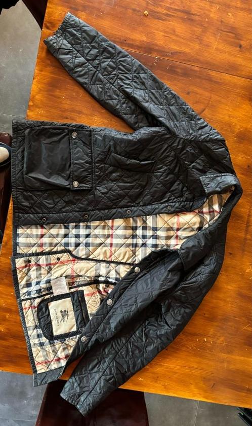 Burberry jas donkerblauw, Kleding | Heren, Jassen | Zomer, Zo goed als nieuw, Maat 48/50 (M), Blauw, Ophalen of Verzenden