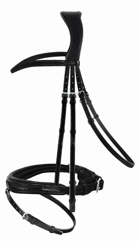 Passier Blu Spirit Hoofdstel Zwart Lak Graphite, Cob, Full, Dieren en Toebehoren, Paarden en Pony's | Hoofdstellen en Tuigage