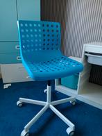 Blauwe Ikea kinder bureaustoel, Huis en Inrichting, Blauw, Ophalen of Verzenden, Bureaustoel, Zo goed als nieuw