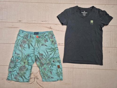 Leuk zomer setje mt 134/140 (Vingino & Retour Jeans), Kinderen en Baby's, Kinderkleding | Maat 134, Zo goed als nieuw, Jongen