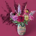 Prachtig nieuw kunstbloemen boeket roze/lila/paars, Ophalen of Verzenden, Nieuw