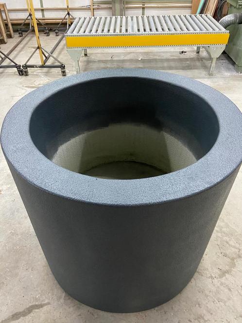 Ronde plantenbak met zwenkwieltjes, Tuin en Terras, Bloembakken en Plantenbakken, Nieuw, Kunststof, 60 cm of meer, 60 tot 100 cm
