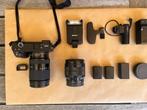 Sony A6500, complete set lenzen, microfoon, tas, batt, etc., Ophalen, Zo goed als nieuw, Compact, Sony