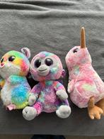 Ty beanie 3 stuks middel, Kinderen en Baby's, Speelgoed | Knuffels en Pluche, Ophalen of Verzenden, Zo goed als nieuw, Overige typen