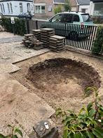 Grindtegels 40x60 (nog 8 stuks), Tuin en Terras, Tegels en Klinkers, Gebruikt, Ophalen of Verzenden, 10 m² of meer, Beton