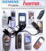 Hama Siemens Portable Basic Hands Free Kit C25 C35 S35 M35, Telecommunicatie, Ophalen of Verzenden, Nieuw, In oorschelp (earbud)