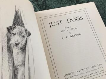 Just Dogs, sketches in pen & pencil 1948. (hondentekeningen) beschikbaar voor biedingen