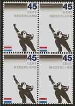 Nederland 1261 blokje schaatsen., Postzegels en Munten, Postzegels | Nederland, Verzenden, Postfris