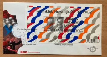 Eerste Dag Uitgifte Koninklijk Huwelijk 2002 beschikbaar voor biedingen