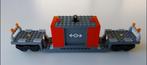 Lego trein wagon dieplader met container, Ophalen of Verzenden, Nieuw, Complete set, Lego