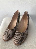 Gabor pumps mt 37,5 / 4,5 zebraprint oud roze grijs, Ophalen, Pumps, Gabor, Nieuw
