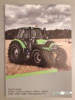 Tractor folder Deutz Fahr 6 Serie TTV, Boeken, Folder, Ophalen of Verzenden, Zo goed als nieuw