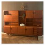 Vintage teak highboard xxl, mogelijk Cees Braakman, Pastoe, Huis en Inrichting, Kasten | Dressoirs, Ophalen, Gebruikt, Met deur(en)