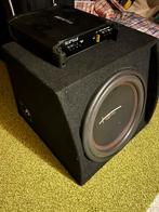Subwoofer + versterker, Auto diversen, Ophalen, Zo goed als nieuw