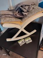 Vintage voetenbankje, Ophalen, Rechthoekig, Minder dan 50 cm