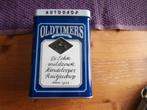 blik drop Oldtimer blauw dropblik Hindelooper Ruitjesdrop, Ophalen of Verzenden, Gebruikt, Overige