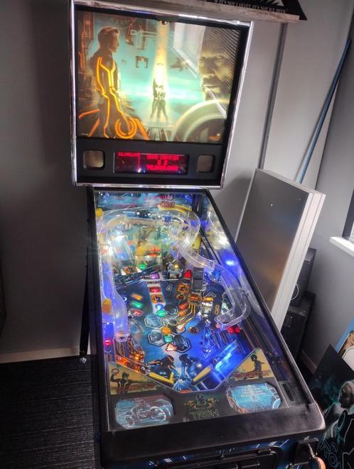 Stern TRON flipperkast, Verzamelen, Automaten | Flipperkasten, Zo goed als nieuw, Dot-matrix, Flipperkast, Stern, Ophalen of Verzenden