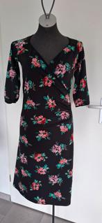King Louie jurk zomerjurk bloemen print zwart S 36 igs, Zwart, Ophalen of Verzenden, Knielengte, King Louie