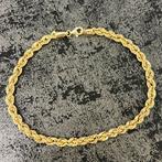 14k gouden armband rope schakel, Ophalen of Verzenden, Nieuw, Goud
