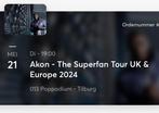 1x Akon VIP+Meet&Greet Tilburg Poppodium 21 mei, Tickets en Kaartjes, Concerten | Pop, Mei, Eén persoon