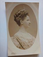 Fotokaart Koningin Wilhelmina, Ophalen of Verzenden, Gebruikt, Nederland, Kaart, Foto of Prent