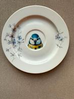 Vintage Thun wit porseleinen bordje ondeugende pimpelmees., Antiek en Kunst, Ophalen of Verzenden