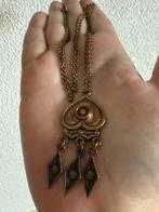 S016/Vintage Bronzen KALEVALA KORU ketting FINLAND, Overige materialen, Gebruikt, Overige kleuren, Verzenden