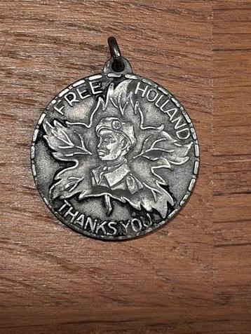 medaille, Free Holland  thans you. 2de wereld oorlog beschikbaar voor biedingen