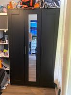 IKEA kast BRIMNES zwart, Ophalen, 100 tot 150 cm, Met hangruimte, Zo goed als nieuw