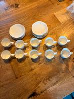 Mokka kop en schotels 10 stuks Rosenthal Sanssouci weiss, Ophalen