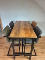 Industriële Eettafel - 140cm, Gebruikt, 100 tot 150 cm, 50 tot 100 cm, Vier personen