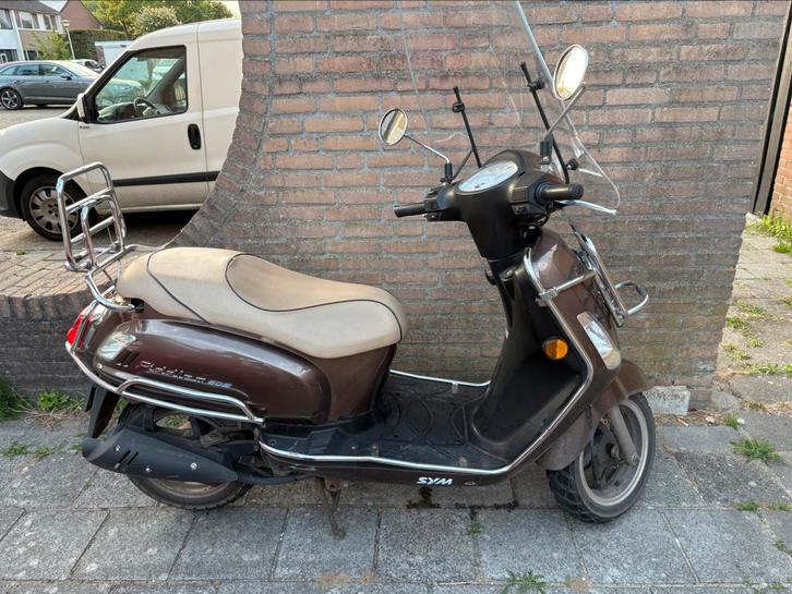 Sym Fiddle II, Fietsen en Brommers, Scooters | SYM, Gebruikt, Fiddle, Maximaal 25 km/u, Benzine, Ophalen