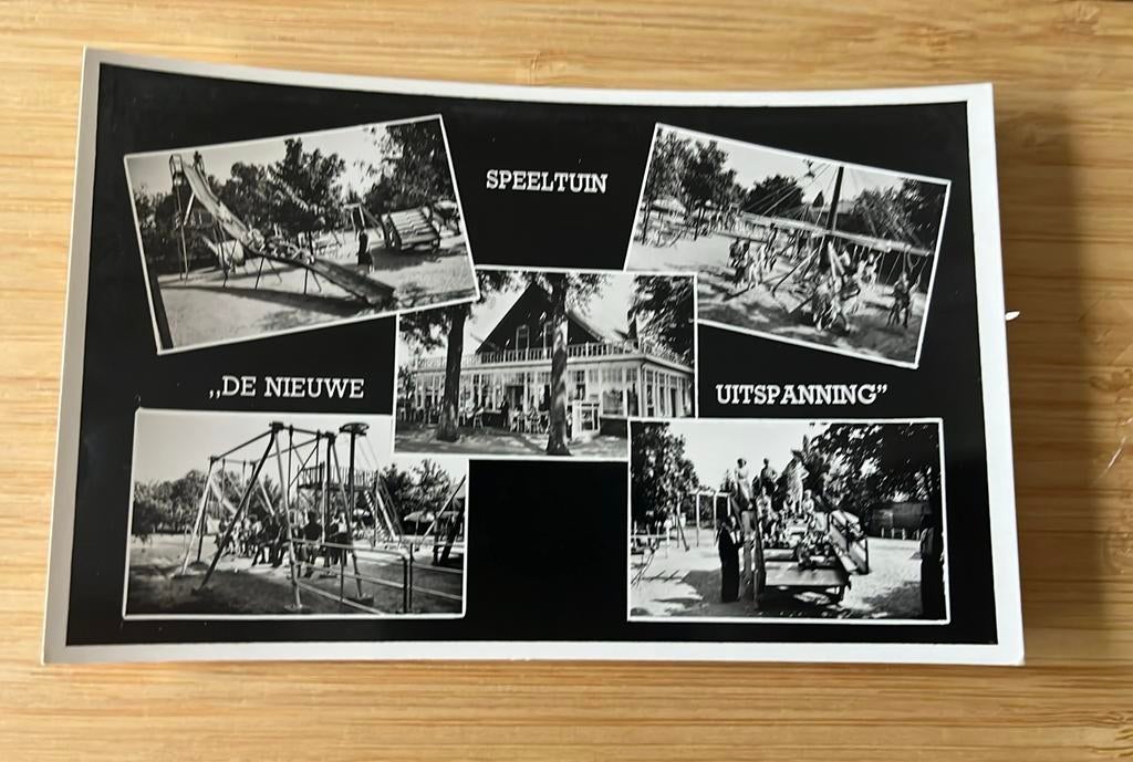 Teteringen Speeltuin De Nieuwe Uitspanning 5 luik, Verzamelen, Ansichtkaarten | Nederland, Ophalen of Verzenden, 1940 tot 1960
