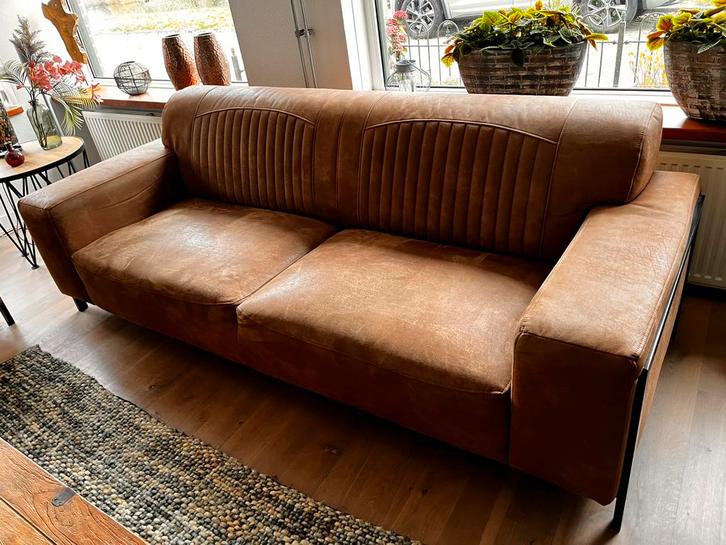 2 zits en 3 zits bank, Huis en Inrichting, Banken | Bankstellen, Zo goed als nieuw, Rechte bank, Overige maten, 75 tot 100 cm