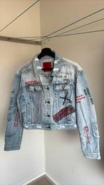 Blauw spijkerjasje maat M, Kleding | Dames, Jassen | Zomer, Ophalen of Verzenden, Zo goed als nieuw, Maat 38/40 (M), Blauw