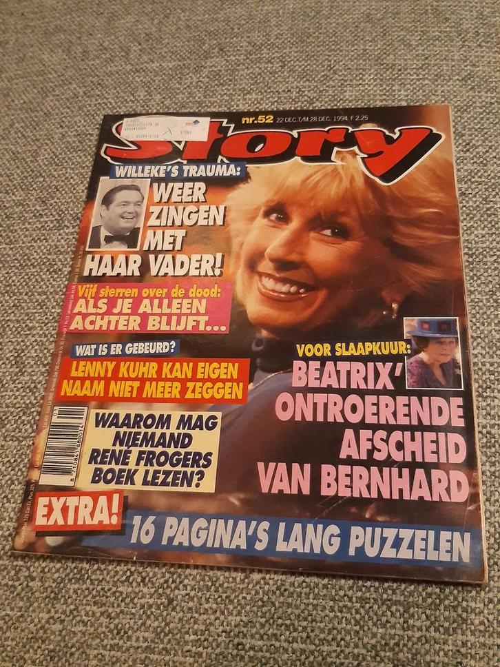 52.Story 1994. Willeke en Willy Alberti. Tineke Schouten. Ja, Verzamelen, Tijdschriften, Kranten en Knipsels, Tijdschrift, 1980 tot heden