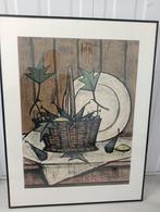 Bernard Buffet zeer grote Lithografie Stilleven, Antiek en Kunst, Verzenden