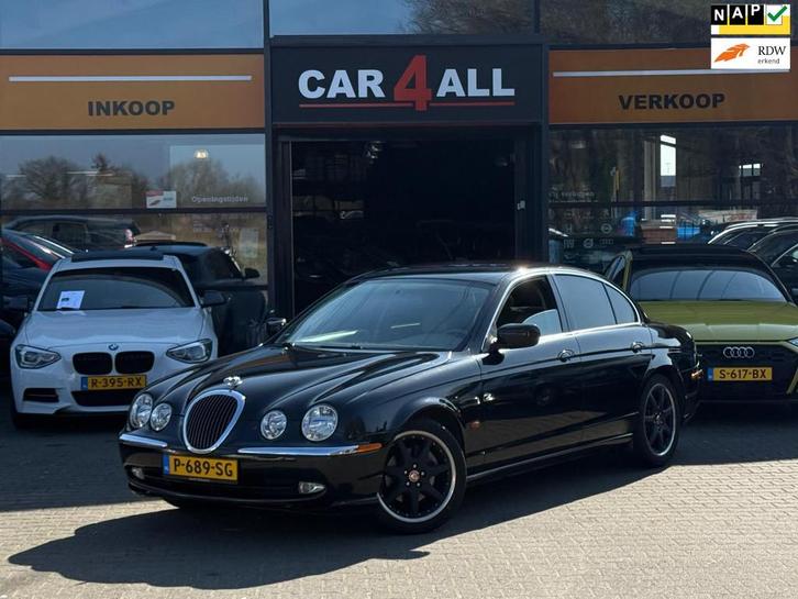 Jaguar S-type 3.0 V6 Executive LEDER/CRUISE/TREKHAAK/NETJES/, Auto's, Jaguar, Bedrijf, Te koop, S-Type, ABS, Airbags, Airconditioning