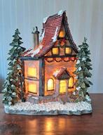 Prachtig, groot Kerstdorp Huis met Lichtjes!, Ophalen of Verzenden, Zo goed als nieuw