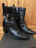 Enkellaarsjes - zwart nappaleder - Marcos Nalini - maat 41, Verzenden, Zwart, Lage of Enkellaarzen, Marcos Nalini