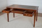 Klassiek Engels bureau 140x70 NIEUW (schrijftafel), Ophalen of Verzenden, Nieuw, Bureau