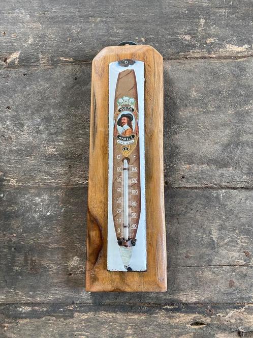 Karel 1 sigaren deurpost bordje emaille, Antiek en Kunst, Antiek | Emaille, Ophalen